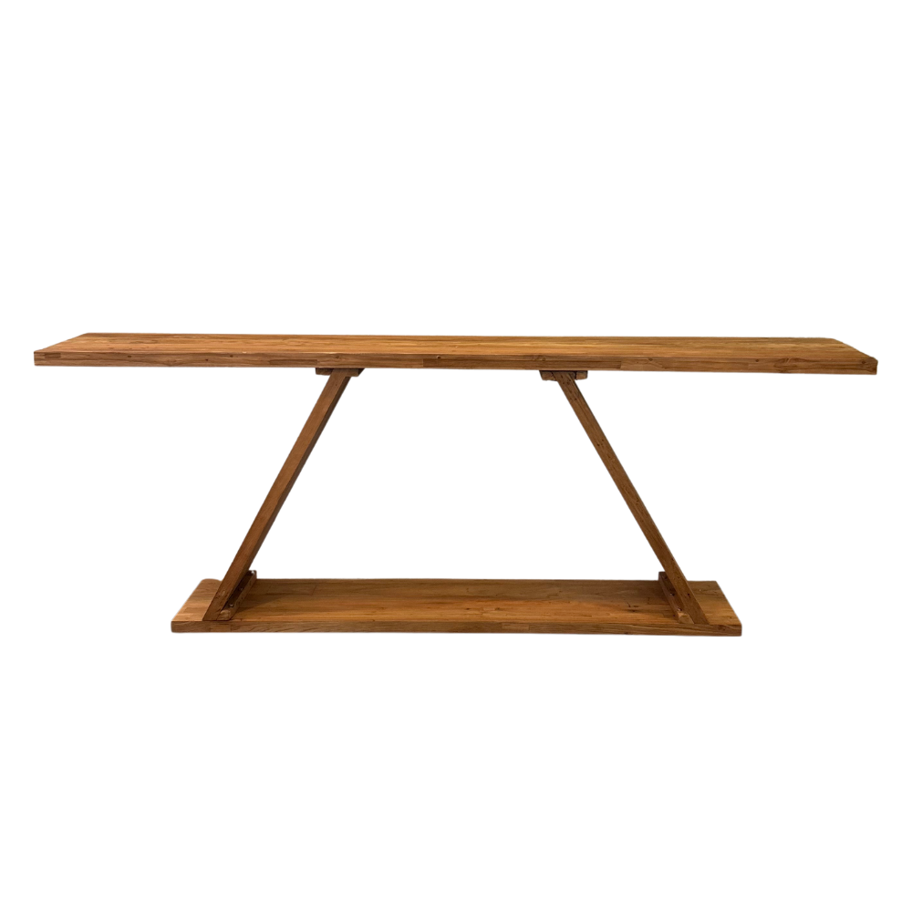 Sustainable Reclaimed Teak Console Table