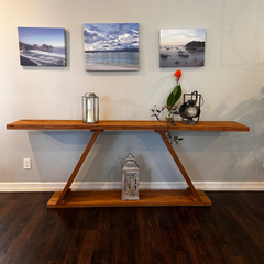 Sustainable Reclaimed Teak Console Table