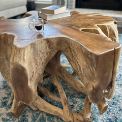 Solid Teak Root Coffee table