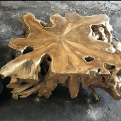 Rectangular Teak Root Coffee Table