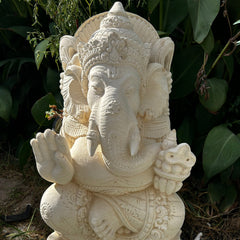Balinese Ganesha Sandstone Sculpture