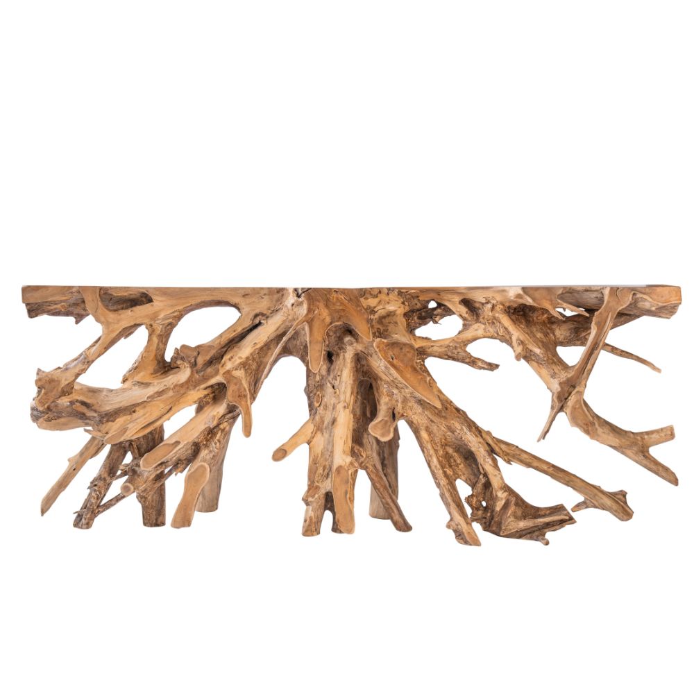47” Teak Root Console Table – SpencerAbbadie