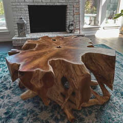 Solid Teak Root Coffee table